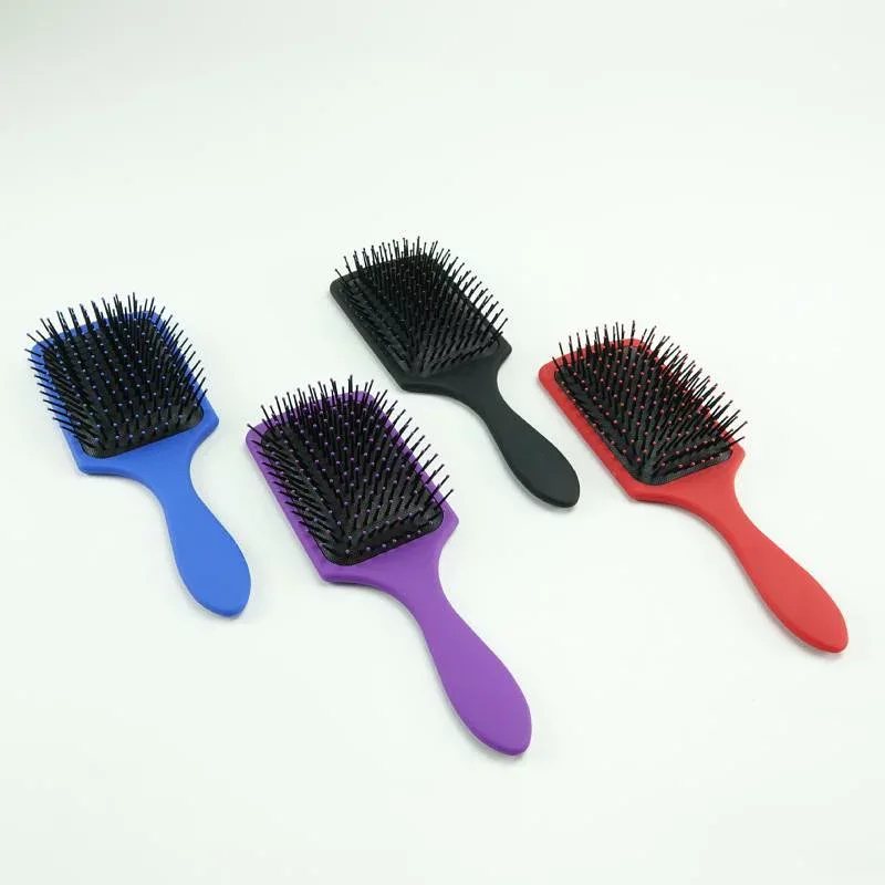 ヘアブラシ レディース ヘアコーム 大理石風 波紋模様 高級感 クッションブラシ 頭皮マッサージブラシ 静電気防止 マッサージ用 くし 櫛 髪質改善 ツヤ髪 美髪ケア 頭皮ケア 絡まない サラサラ 艶出し ヘアケア用品 持ちやすい ハンドル付き エレガン