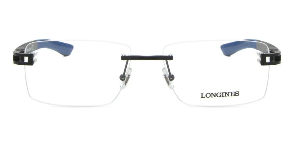 ロンジン Longines LG5006-H 002 Rimless リムレス マットブラック Men メンズ 男性用 Eyeglasses メガネ 眼鏡 めがね フレーム 伊達メガネ 【正規品】【新品】【海外通販】【送料無料】