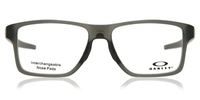 オークリー Oakley OX8143 CHAMFER SQUARED 814302 Full rim フルリム サテングレースモーク Men メンズ 男性用 Eyeglasses メガネ 眼鏡 めがね フレーム 伊達メガネ 【正規品】【新品】【海外通販】【送料無料】