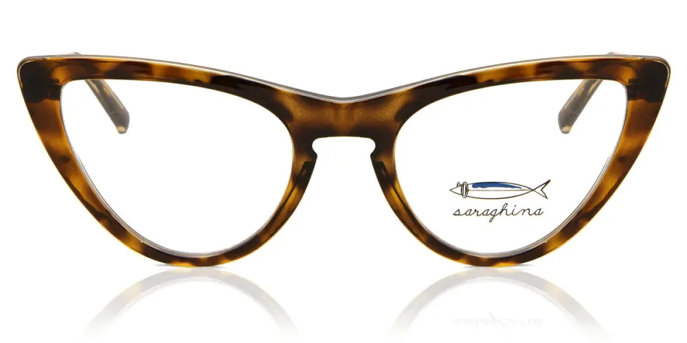サラギナ Saraghina MARA 26LV Full rim フルリム べっ甲 Women レディース 女性用 ウィメンズ Eyeglasses メガネ 眼鏡 めがね フレーム 伊達メガネ 【正規品】【新品】【海外通販】【送料無料】