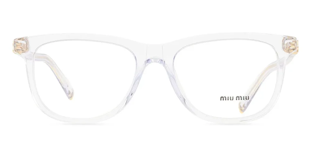 ミュウミュウ Miu Miu MU01WV 15Z1O1 Full rim フルリム クリア Women レディース 女性用 ウィメンズ Eyeglasses メガネ 眼鏡 めがね フレーム 伊達メガネ 【正規品】【新品】【海外通販】【送料無料】
