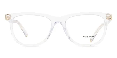 ミュウミュウ Miu Miu MU01WV 15Z1O1 Full rim フルリム クリア Women レディース 女性用 ウィメンズ Eyeglasses メガネ 眼鏡 めがね フレーム 伊達メガネ 【正規品】【新品】【海外通販】【送料無料】