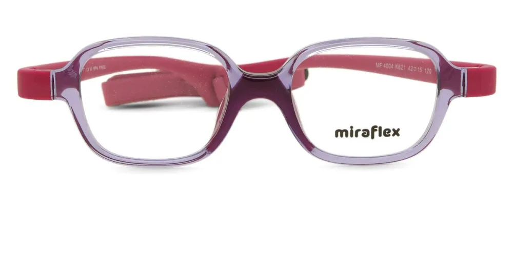 ミラフレックス Miraflex MF4004 Kids K621 Full rim フルリム トランスペアレント ライラック Kids キッズ Eyeglasses メガネ 眼鏡 めがね フレーム 伊達メガネ 【正規品】【新品】【海外通販】【送料無料】