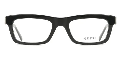 ゲス Guess GU50242 001 Full rim フルリム シャイニーブラック Men メンズ 男性用 Eyeglasses メガネ 眼鏡 めがね フレーム 伊達メガネ 【正規品】【新品】【海外通販】【送料無料】