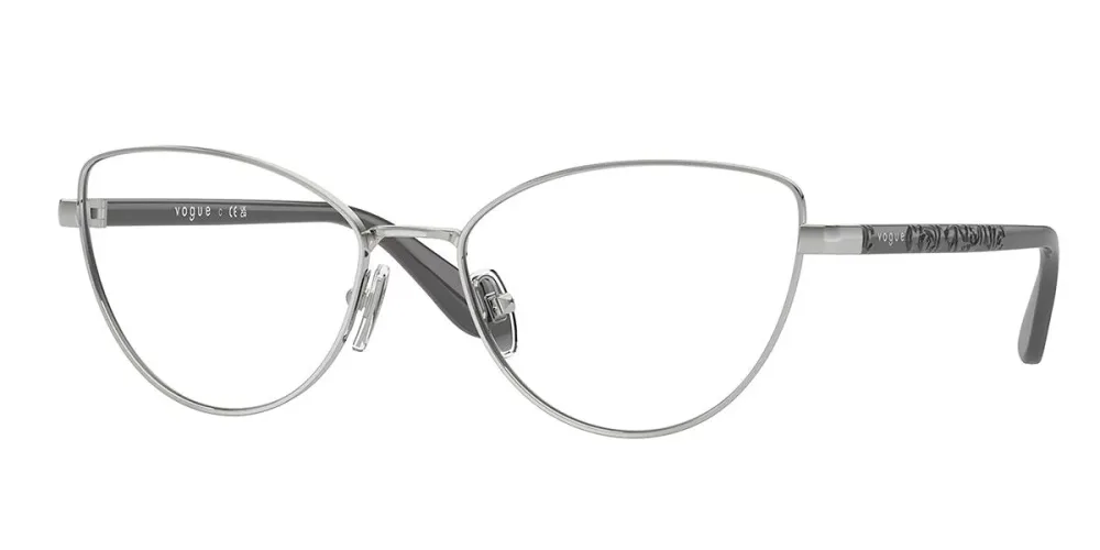 ヴォーグアイウェア Vogue Eyewear VO4285 323 Full rim フルリム シルバー Women レディース 女性用 ウィメンズ Eyeglasses メガネ 眼鏡 めがね フレーム 伊達メガネ 【正規品】【新品】【海外通販】【送料無料】