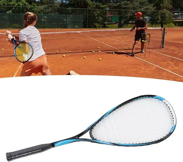 Squash Racket Entry Level Professional Training Squash Racket - 350g Lightweight Large Racket Face Impact Resistant Squash Racket Pack for Beginners