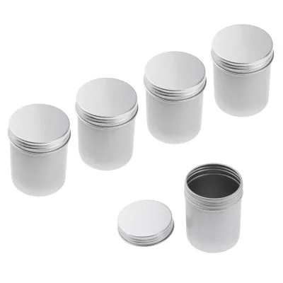 5pcs 80ml Aluminum Tin Pot Cosmetic Cream Ointment Ointment Jar Bottle Container