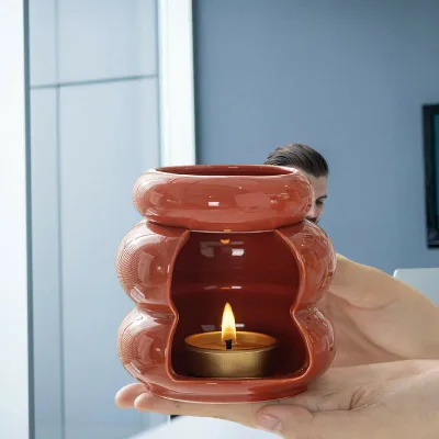 陶器製アロマバーナー.浴室用セラミックオイルバーナー