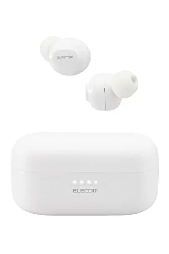 エレコム ワイヤレスイヤホン bluetooth AAC対応 Bluetooth5.3 連続再生5時間 低遅延 ホワイト LBT-TWS 送料無料