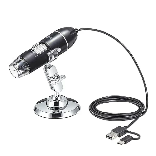 サンワサプライ(Sanwa Supply) 200万画素(フルHD対応)USB顕微鏡 LPE-08BK 送料無料