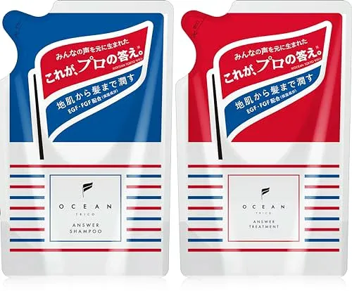 AQUA NOA オーシャントリコ シャンプー トリートメント 詰替えセット 各350ml アンサーシャンプー アンサートリートメント