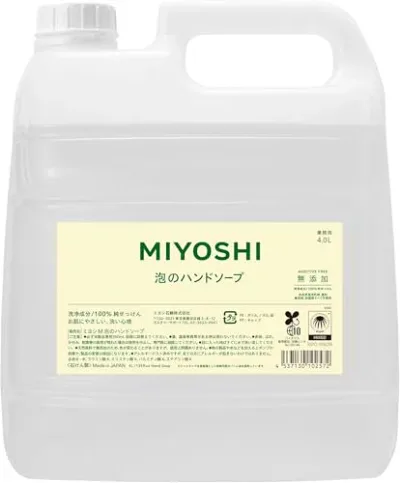 MIYOSHI 業務用 ミヨシ石鹸 無添加せっけん泡のハンドソープ 4L