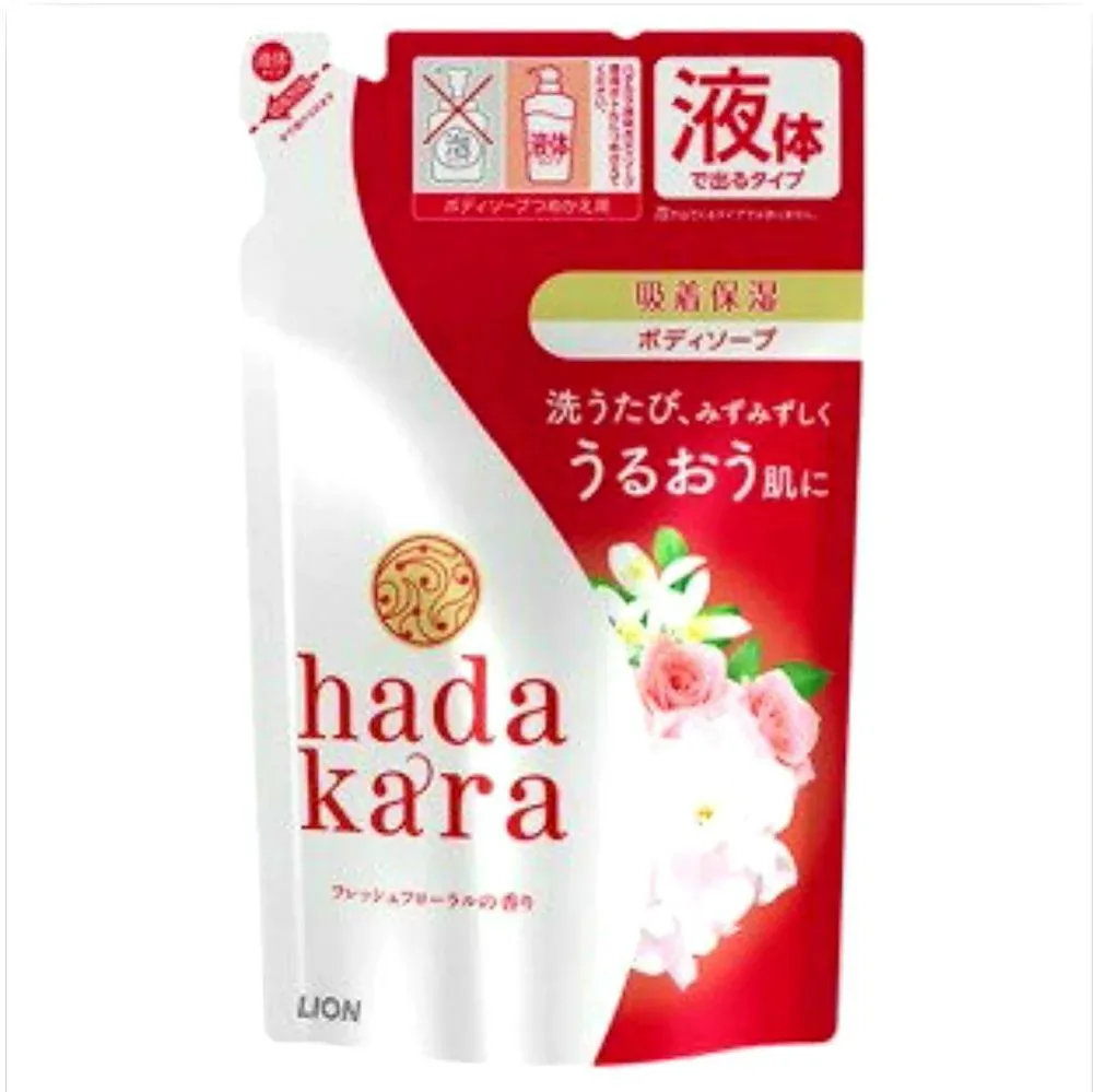 Hadakara Body Soap Fresh Floral Scent Refill