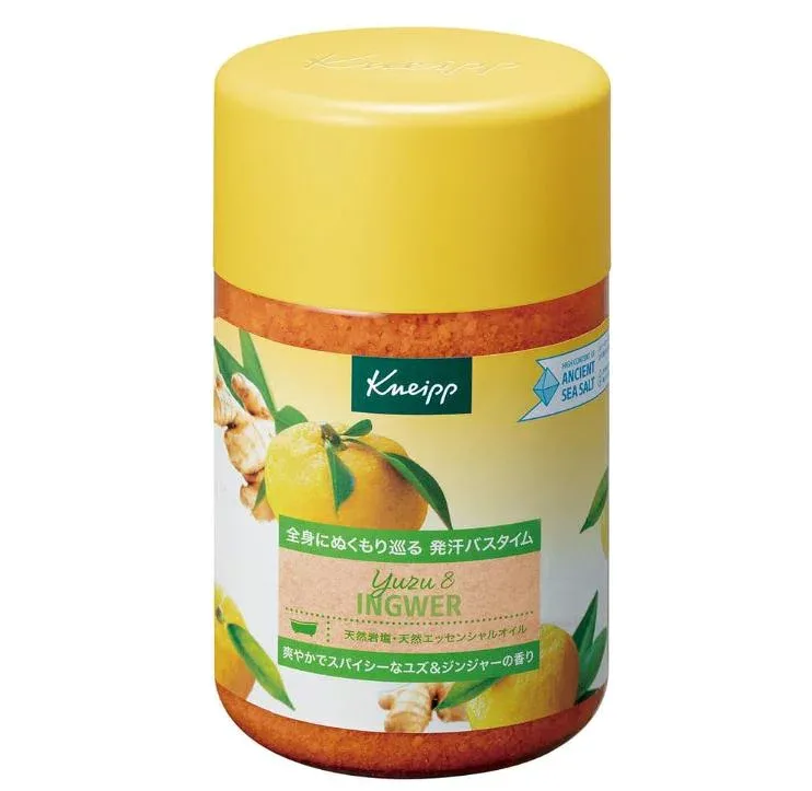 KNEIPP クナイプ バスソルト ユズ&ジンジャーの香り (850g) 入浴剤 発汗・温まり