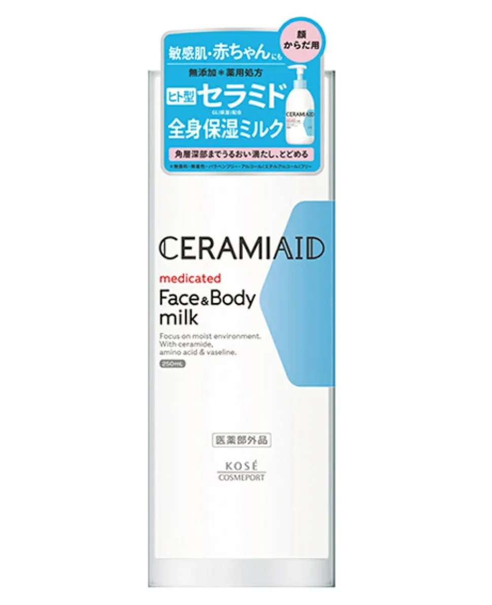 コーセーコスメポート セラミエイド 薬用スキンミルク (250mL) ボディミルク 顔・からだ用