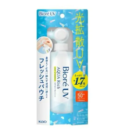 Kao Biore UV Aqua Rich Light Up Essence Fresh Pouch 120g