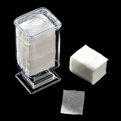 収納ケース ネイルコットンケース 透明 アクリル 防塵 コットンボックス ネイルツール ディスペンサー ネイルアート ネイルサロン 卓上 小物入れ