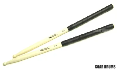 MAXTONE マックストーン ラバーグリップ ドラムスティック 1ペア(2本組)メイプル ADWC-X/NS 太鼓 バチ スティック
