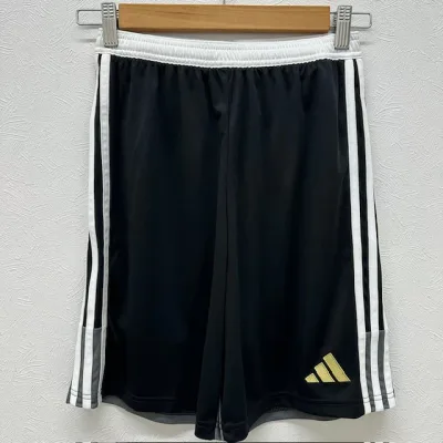 【ネコポス対応可】アディダス (adidas) ハンドボールウエア ソブエスポーツオリジナルパンツ2 ハーフパンツ 短パン (23aw) ブラック×ホワイト AJP-PANTS2-BLKWHT