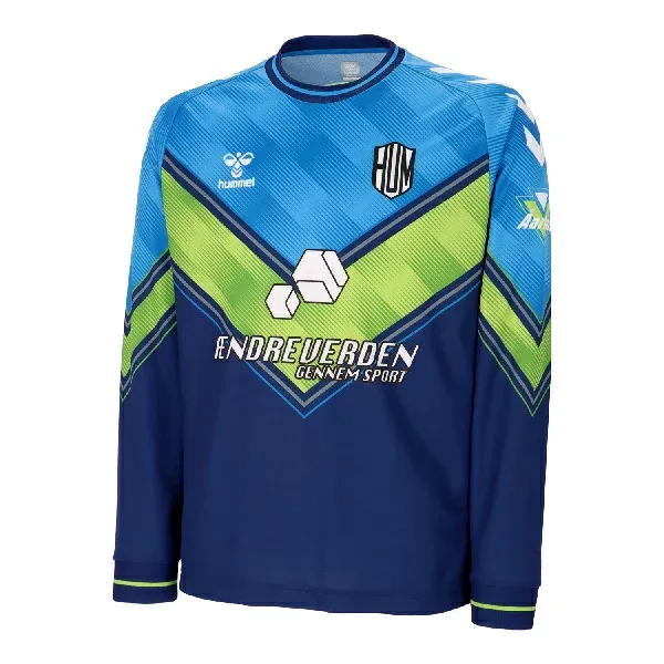 ヒュンメル hummel ハンドボール トレーニングウエア スポーツウェア プラクティスシャツ プラシャツ 長袖シャツ HB EURO L/S HAP7254 70 ネイビー 26aw 吸汗速乾