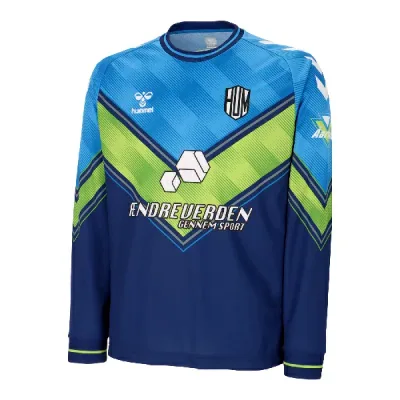 ヒュンメル hummel ハンドボール トレーニングウエア スポーツウェア プラクティスシャツ プラシャツ 長袖シャツ HB EURO L/S HAP7254 70 ネイビー 26aw 吸汗速乾