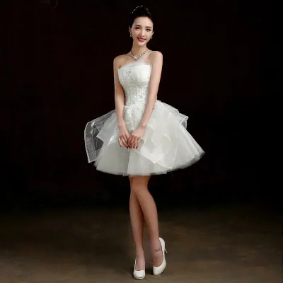 ミニドレス 安い 花嫁 ウエディングミニドレス 結婚式 ミニドレス 記念撮影 ウェディングフォト ミニ 二次会 ウェディングドレス 白 ミニドレス 挙式ドレス wedding フォーマルドレス カラードレス ロングドレス プレ花嫁ドレス 結婚式ドレス 披露宴