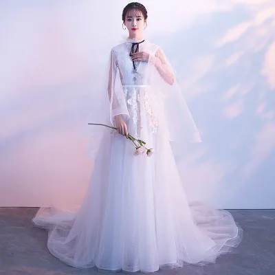 ウエディングドレス ウェディングドレス 長袖 花嫁 ロングドレス 結婚式 白 オフホワイト ワンピース 二次会ドレス ウェディングフォト Aラインドレス プレ花嫁 フォーマルドレス ブライダル 前撮り 海外挙式 エレガント クラシック 上品 清楚 ナチュラル セミオーダー可能