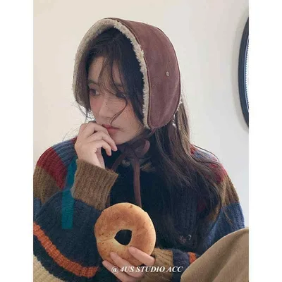 イヤーマフ レディース 韓国風 かわいい INS インフルエンサー 男女兼用 秋冬 防寒 保温 イヤーウォーマー 自転車 バイク アウトドア2