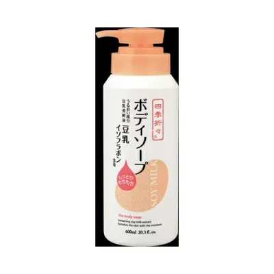 熊野油脂 四季折々 豆乳 ボディソープ600ML 送料無料