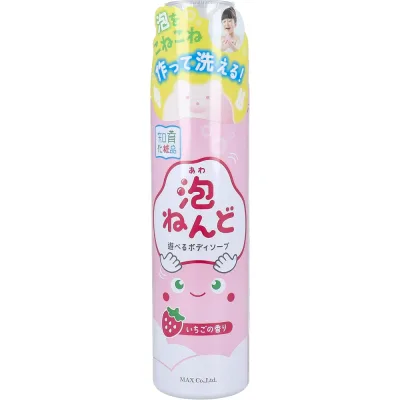 【エントリーでポイント5倍】 泡ねんど 遊べるボディソープ いちごの香り 160g