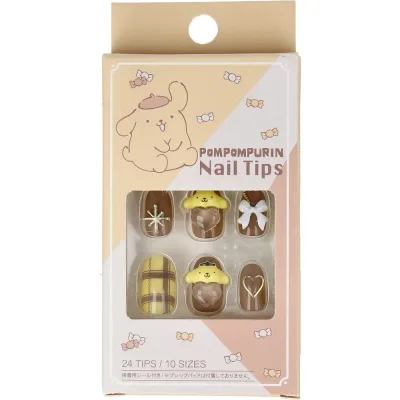 【エントリーでポイント5倍】 ポムポムプリン ネイルチップ 24枚入