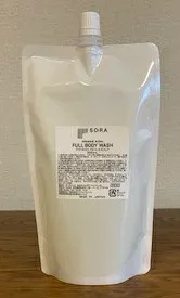 フルボディ/全身用石鹸ベースソープ【ゼラニウムの香り】ORGANIC SORA FULL BODY WASH G 300ml