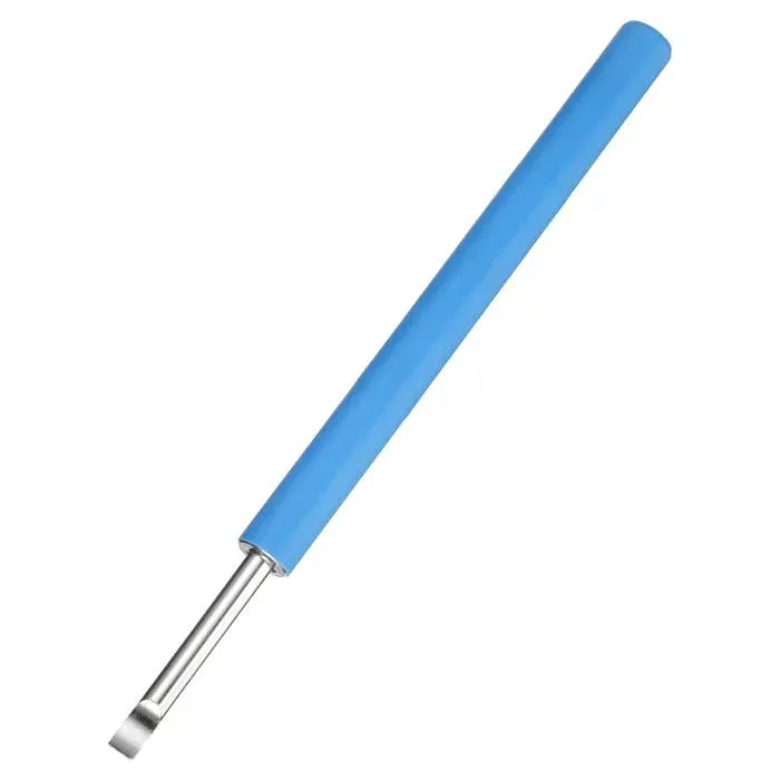 時計 裏蓋 オープナー ツール 3.9mm 幅 ステンレス 鋼 ブレード ケース オープナー こじ開け ツール アルミニウム ハンドル 付き 時計 バッテリー 修理 交換 用 青色