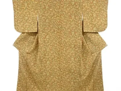 亀甲模様小紋着物【リサイクル】【中古】【着】 宗sou