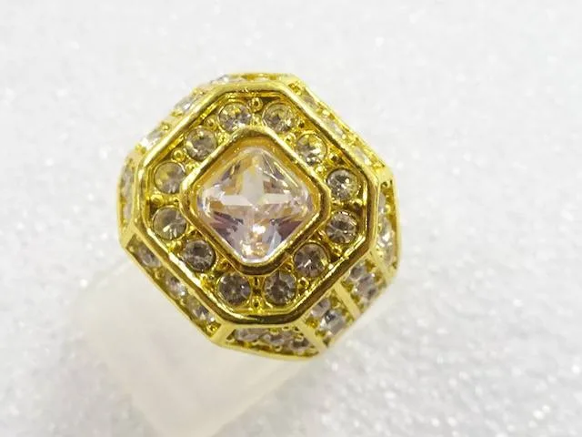 クリスタル 指輪(13号)【中古】【着】【アクセサリー】 宗sou