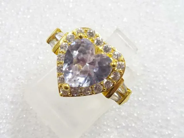 クリスタル 指輪(10.5号)【中古】【着】【アクセサリー】 宗sou