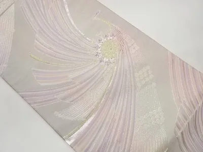 孔雀に華文模様織出し袋帯【中古】【着】【袋帯】 宗sou