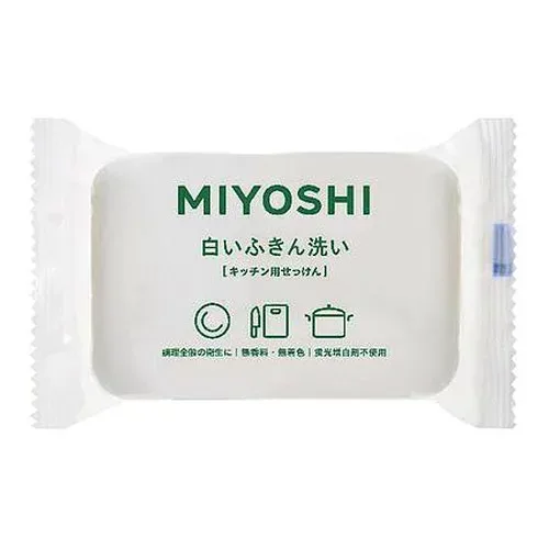 ◆4個セット/【3980円以上で送料無料(沖縄を除く)】ミヨシ石鹸 白いふきん洗い 135g