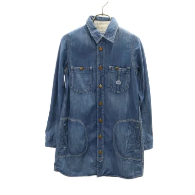 古着 Lee リー 長袖 デニム シャツワンピース S レディース 【中古】