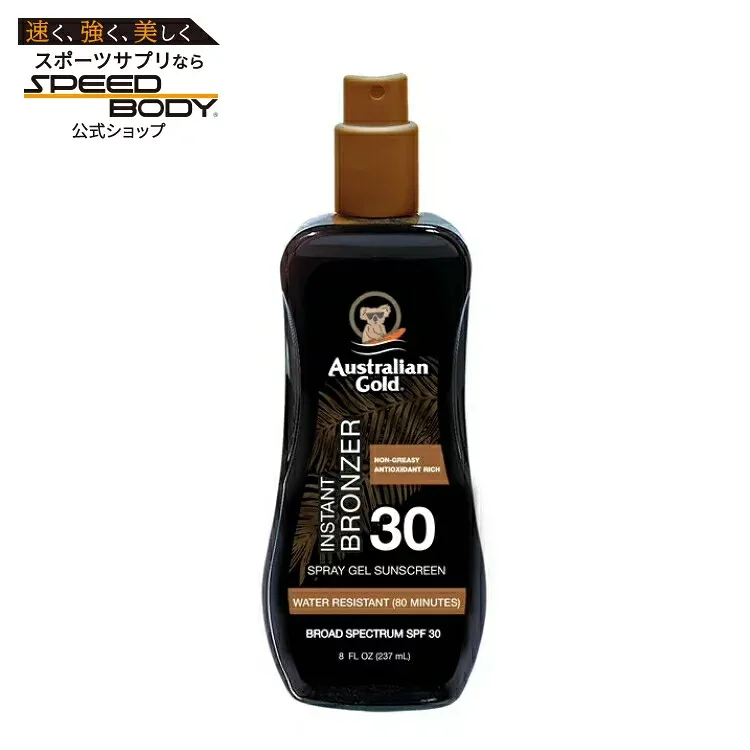 オーストラリアンゴールド スプレージェル ブロンザー SPF30 237ml Australian Gold Spray Gel Bronzer SPF 30, 8 fl. o 【お取り寄せ商品】