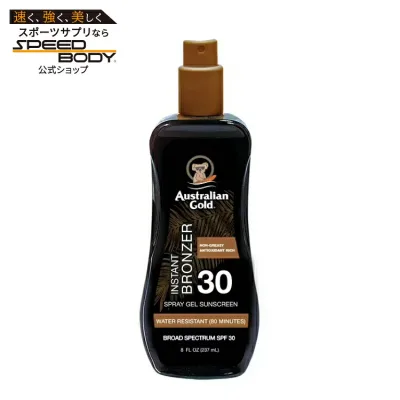 オーストラリアンゴールド スプレージェル ブロンザー SPF30 237ml Australian Gold Spray Gel Bronzer SPF 30, 8 fl. o 【お取り寄せ商品】