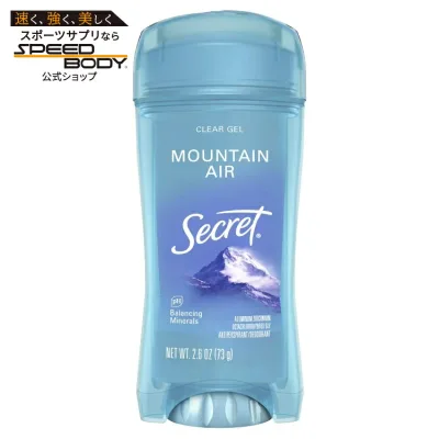 シークレットフレッシュクリアジェル デオドラント 女性用 マウンテンエア 約73g Secret Fresh Clear Gel Antiperspirant & Deodorant for Women Mountain Air 2.6oz 【お取り寄せ商品】【合わせて買いたい】