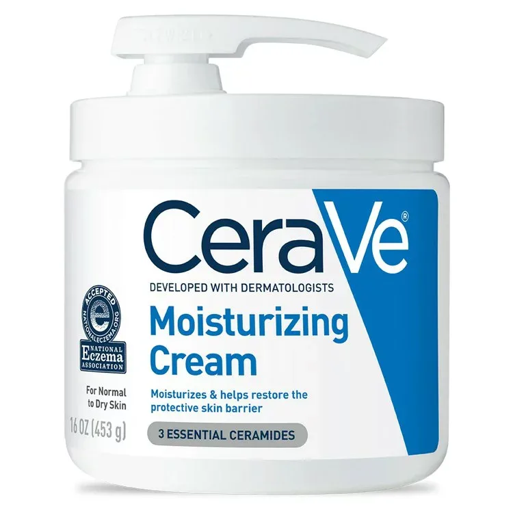 セラヴィ モイスチャライジング クリーム ポンプ付き フェイス モイスチャライザー ボディローション 454g CeraVe Moisturizing Cream with Pump, Face Moisturizer & Body Lotion 16 oz 【お取り寄せ商品】