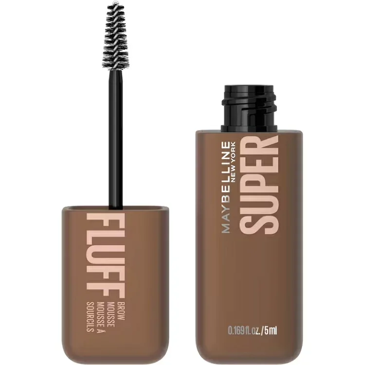 メイベリン スーパーフラッフ ボリュームアップ アイブロウジェルムース ソフトブラウン 約5mL Maybelline Superfluff Volumizing Eyebrow Gel Mousse, Soft Brown, 0.17 fl oz 【お取り寄せ商品】