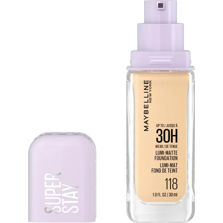 メイベリン スーパー ステイ ルミマット ファンデーション メイクアップ 118 約30mL Maybelline Super Stay Lumi-Matte Foundation Makeup, 118, 1 fl oz 【お取り寄せ商品】