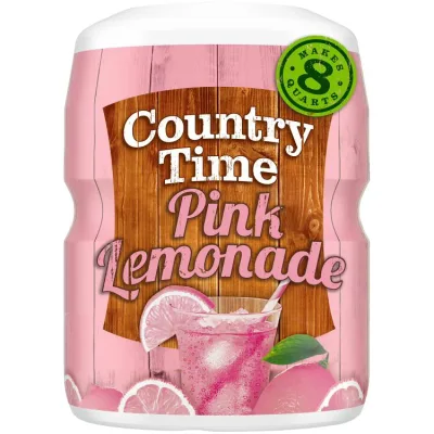 カントリータイム ピンクレモネード パウダードリンクミックス 538g Country Time Pink Lemonade Powdered Drink Mix 19 oz 【お取り寄せ商品】