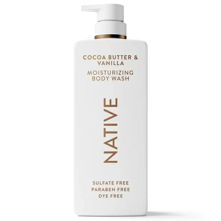ネイティブ モイスチャライジング ボディウォッシュ ココアバター&バニラ 約650ml Native Moisturizing Body Wash, Cocoa Butter & Vanilla, 22 fl oz 【お取り寄せ商品】
