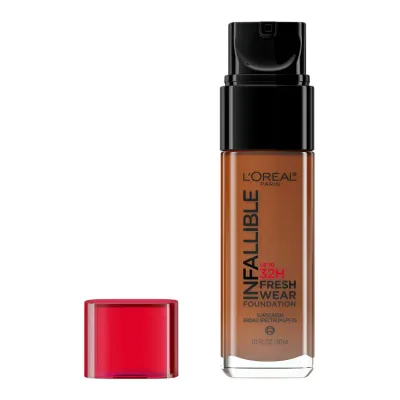 ロレアル パリ インファリブル フレッシュウェア リキッドファンデーション 24H 520 シエナ 約30mL L'Oreal Paris Infallible Fresh Wear 24 Hr Liquid Foundation Makeup, 520 Sienna, 1 oz 【お取り寄せ商品】