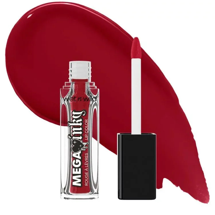 ウェットアンドワイルド メガインキー リップカラー レッドリバイバル 約6.5ml Wet n Wild Mega Inky Lip Color Red Revival, 0.22 fl oz 【お取り寄せ商品】