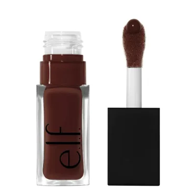 エルフ グロウリバイバー リップオイル ホットアズファッジ 約7.4mL e.l.f. Glow Reviver Lip Oil, Hot as Fudge, 0.25 fl oz 【お取り寄せ商品】